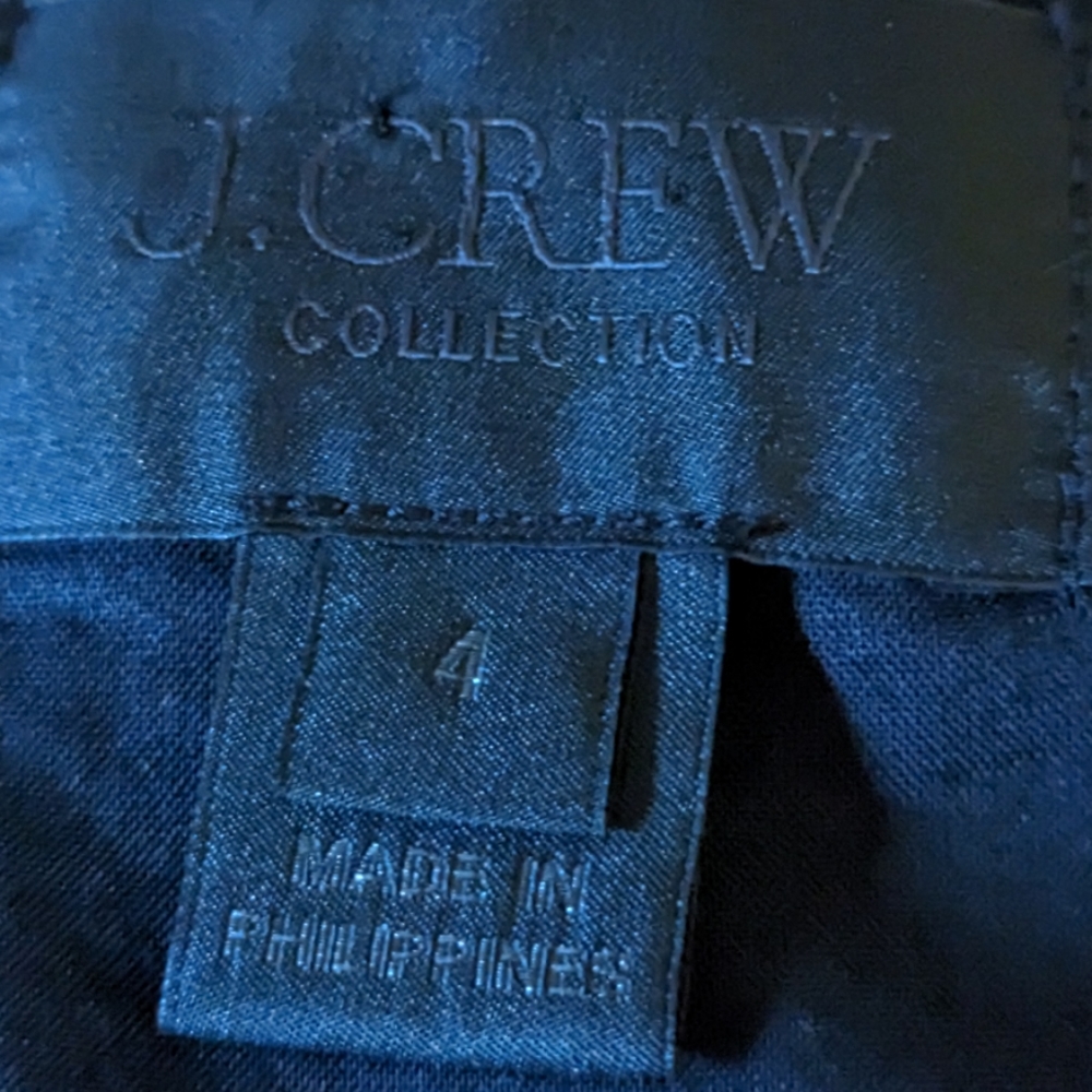 J. Crew Collection Lace Up Linen Dress - Picture 6 of 7
